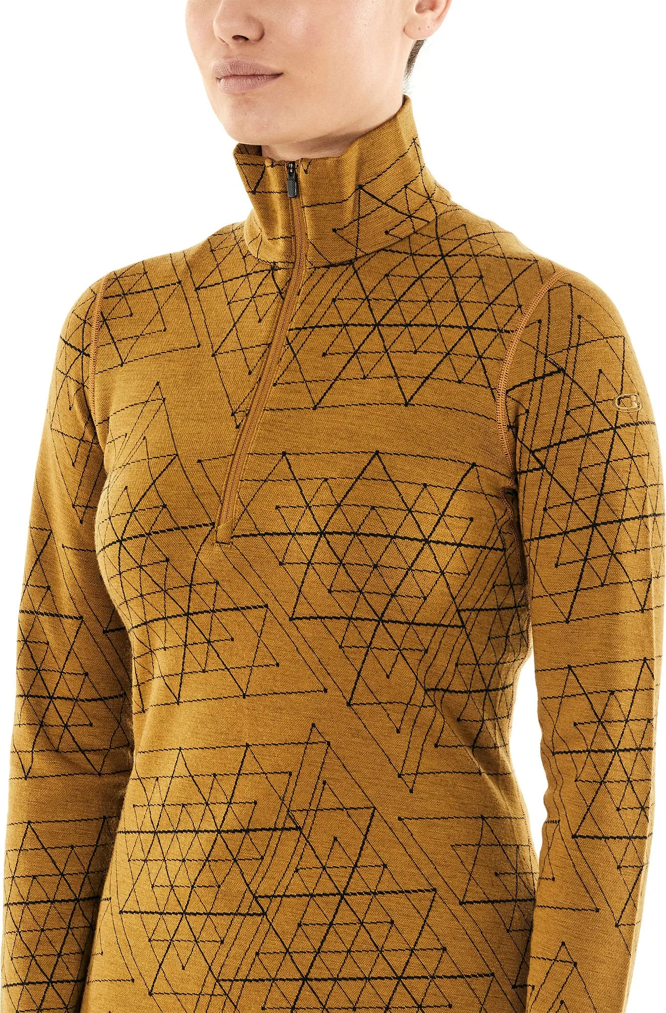 250 Vertex Ice Structure Long Sleeve Half Zip Base Layer Pullover - Women's |-|Couche de base à manches longues demi-Zip 250 Vertex Ice Structure Pullover - Femme