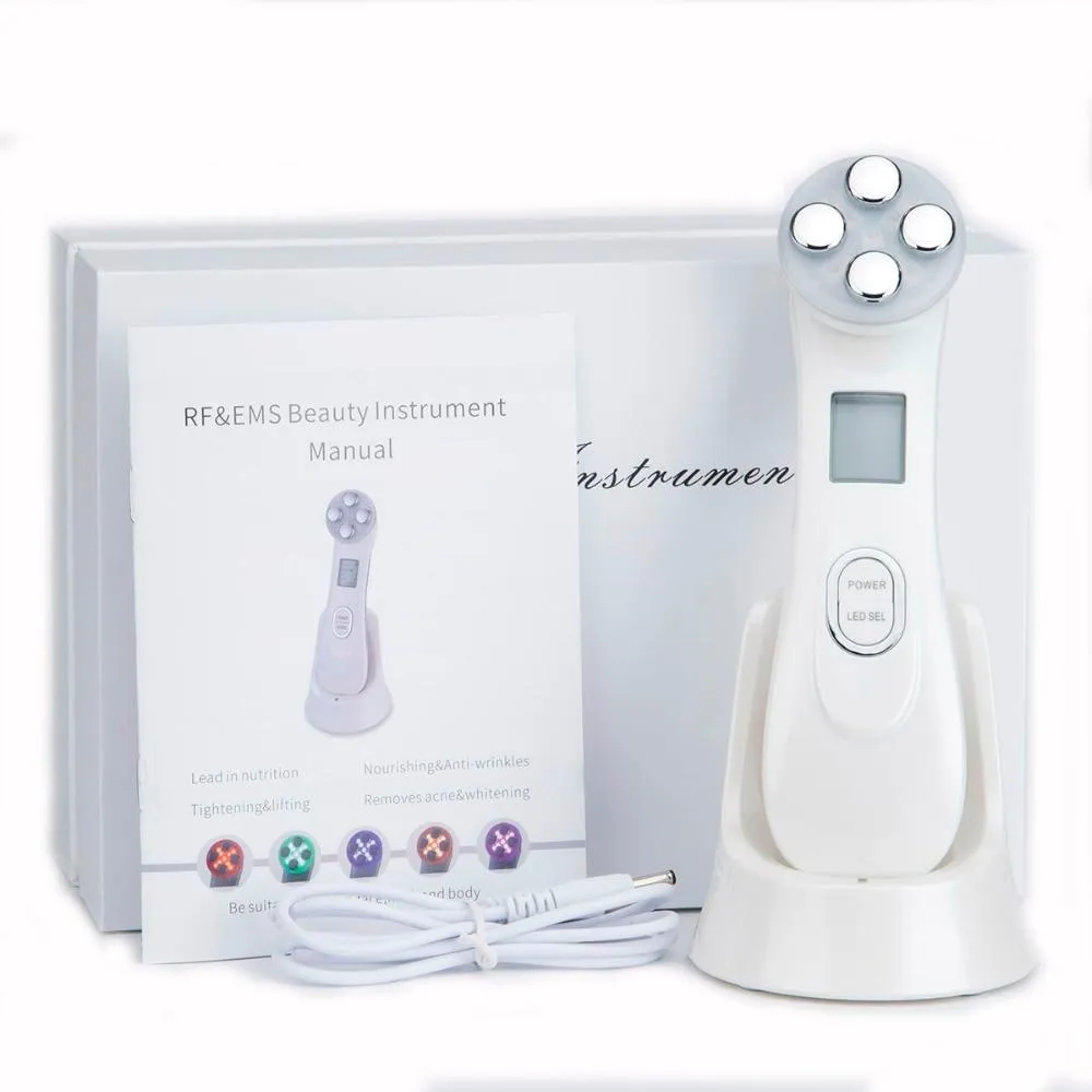 5-In-1 RF&EMS Electroporation LED Light Therapy Device