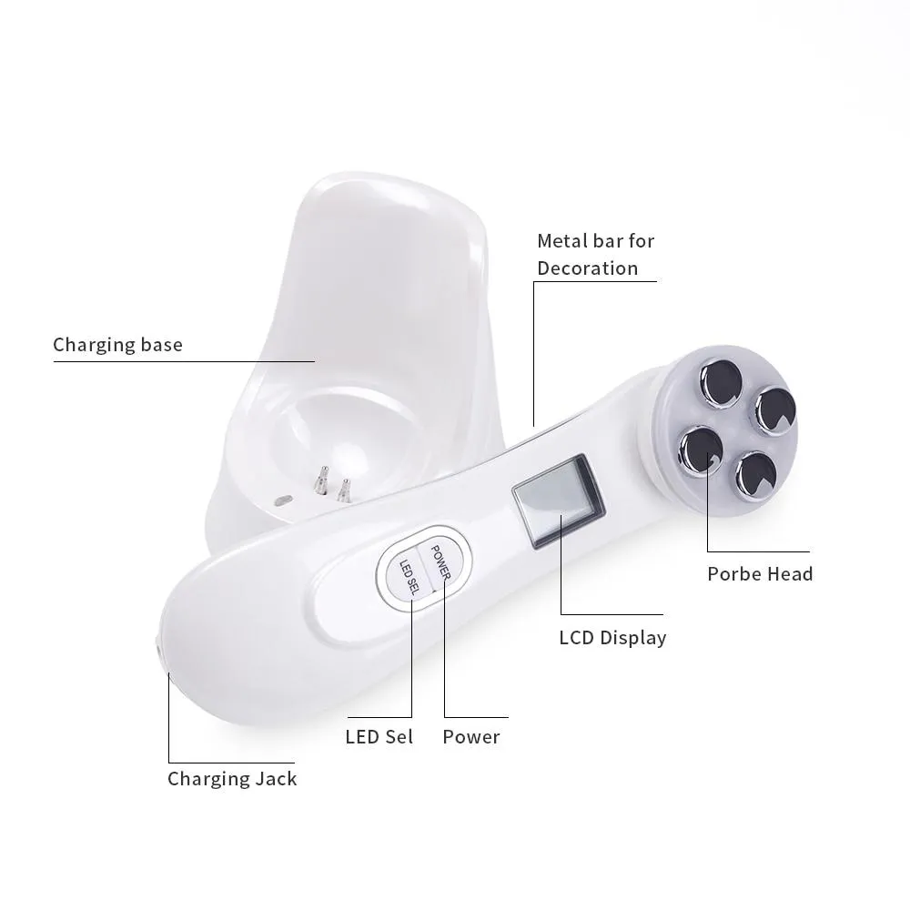 5-In-1 RF&EMS Electroporation LED Light Therapy Device