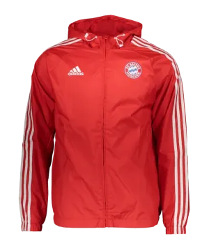 Adidas FC Bayern Munchen DNA Full-Zip Windbreaker 23/24-Red