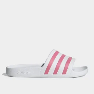 Adidas Womens Adilette Aqua Pink/White _ 181929 _ Pink