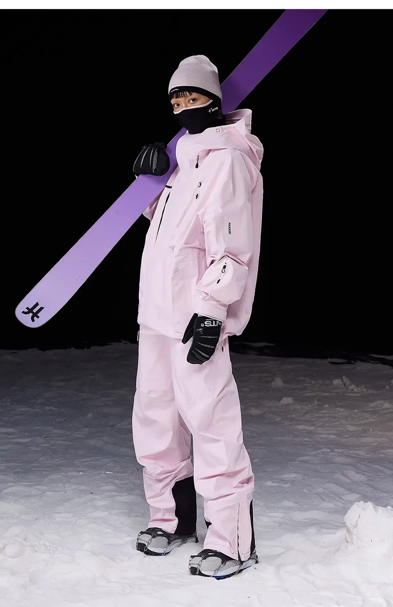 Ants Pro Peak Line Pink 3L Insulated Jackets and Bibpants