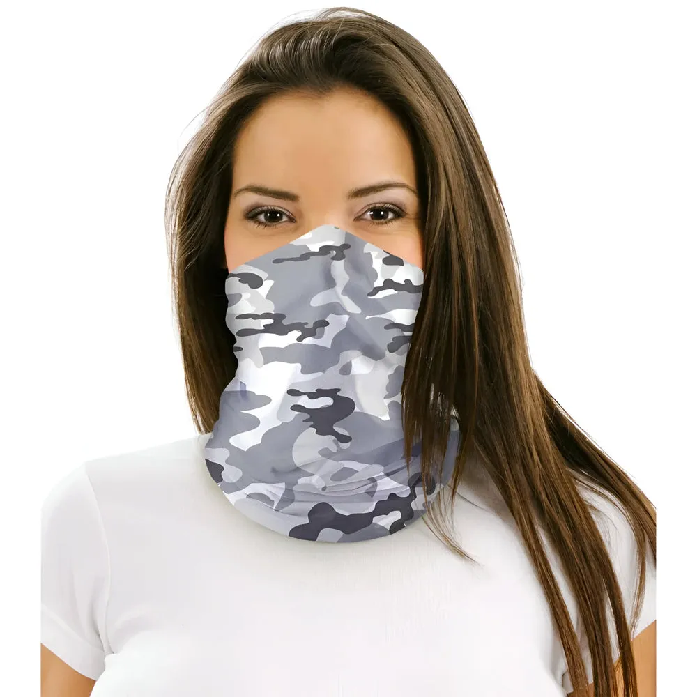 Apparel - Multi Functional Face Scarf - Plain White