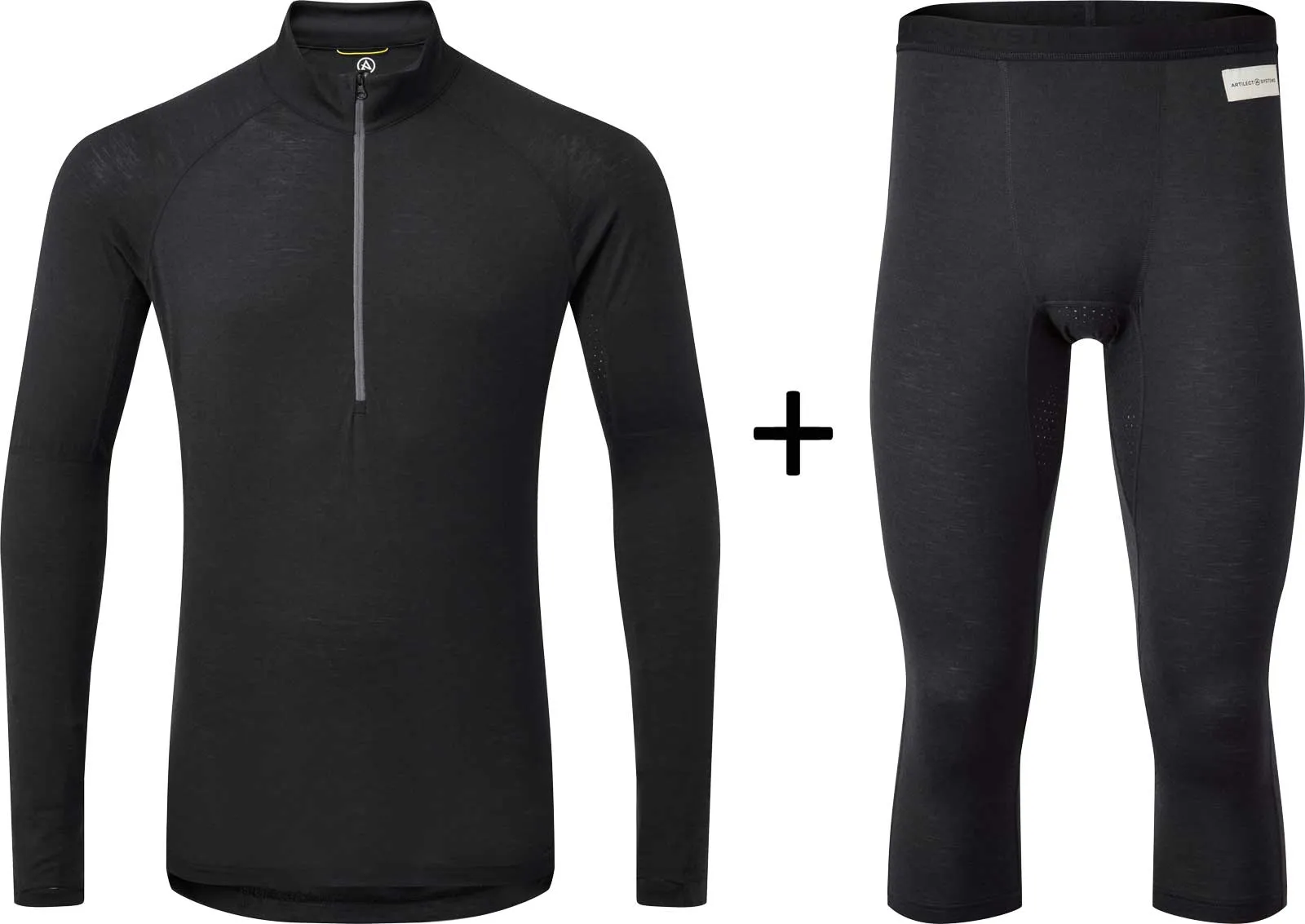 Artilect Men's Boulder 125 Half Zip Base Layer COMBO