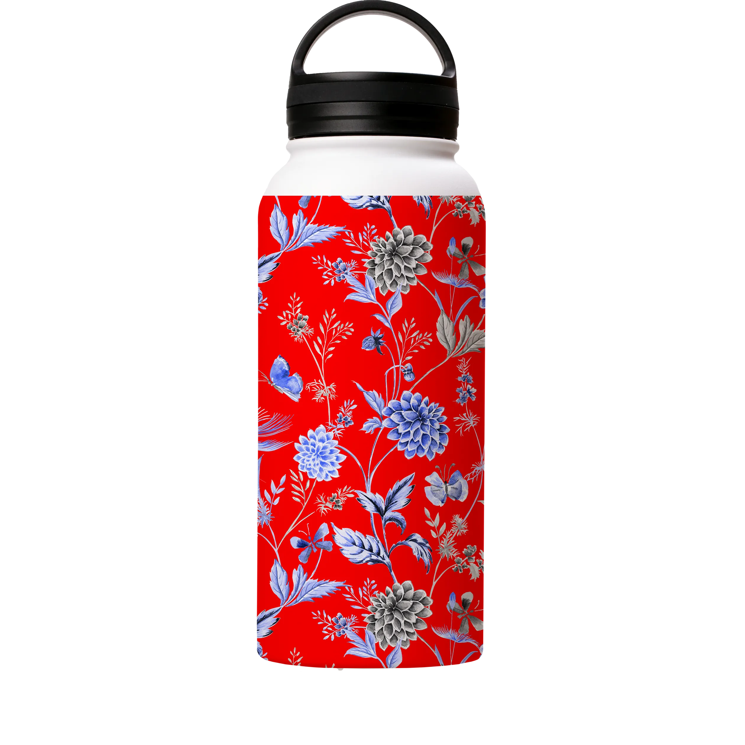 Blue Jam Red Insulated Stainless Steel Water Bottle