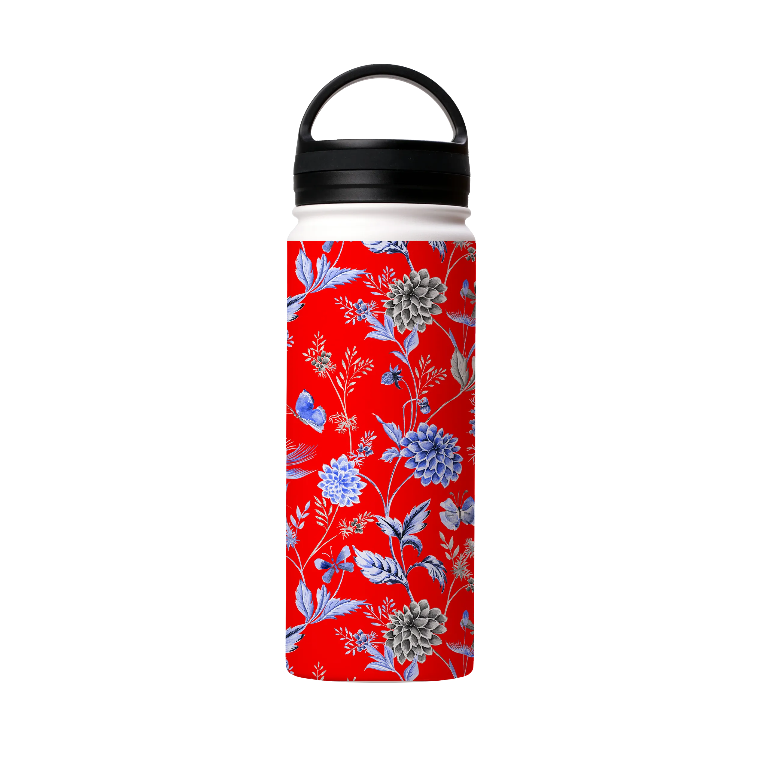 Blue Jam Red Insulated Stainless Steel Water Bottle