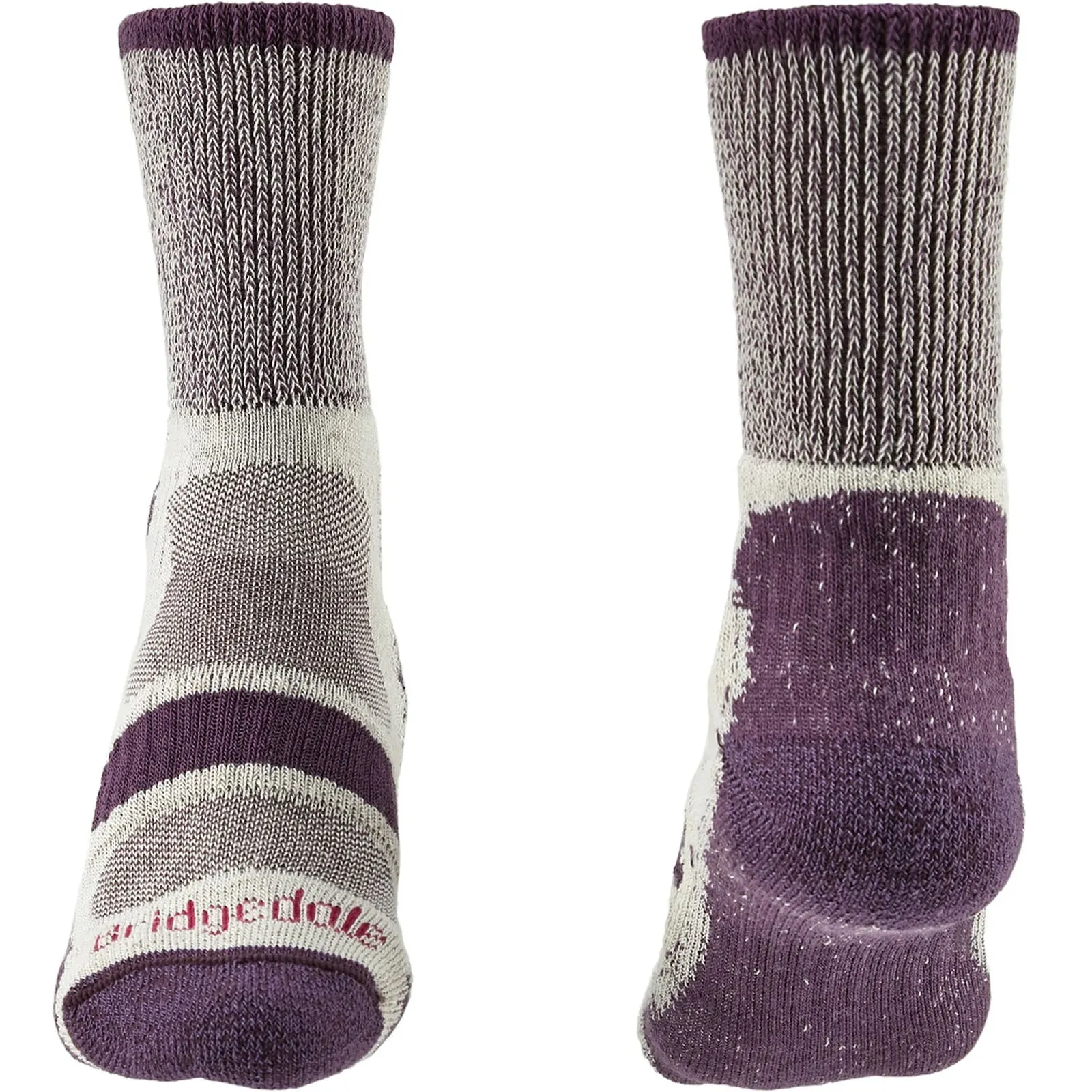 Bridgedale Womens Lightweight Coolmax Comfort Walking Socks - Plum