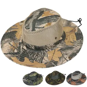 Camouflage Mesh Sun Hat