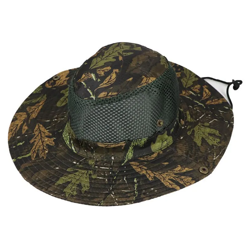 Camouflage Mesh Sun Hat