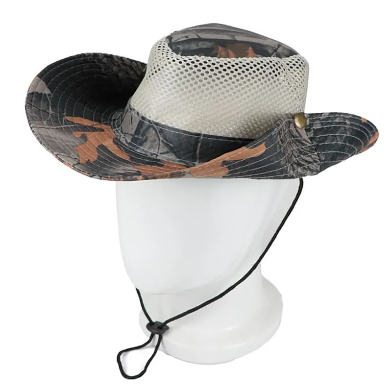 Camouflage Mesh Sun Hat