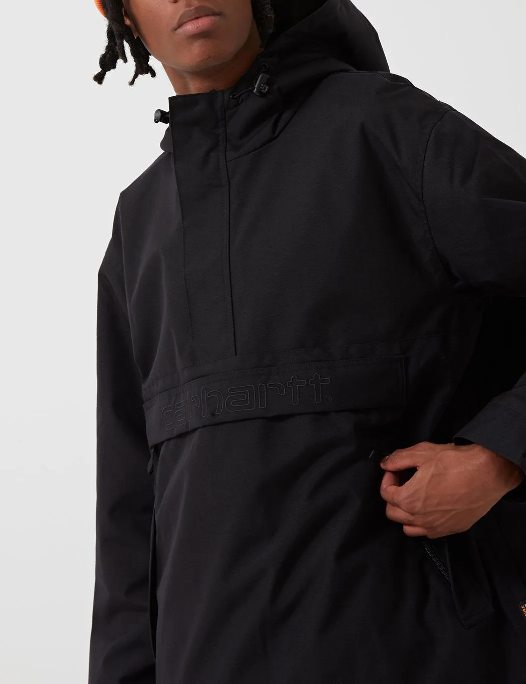 Carhartt-WIP Visner Half-Zip Jacket - Black