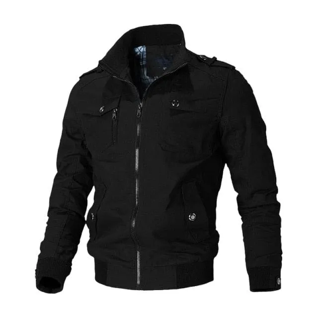 Casual Bomber Windbreaker Hot Slim Military Men Jacket