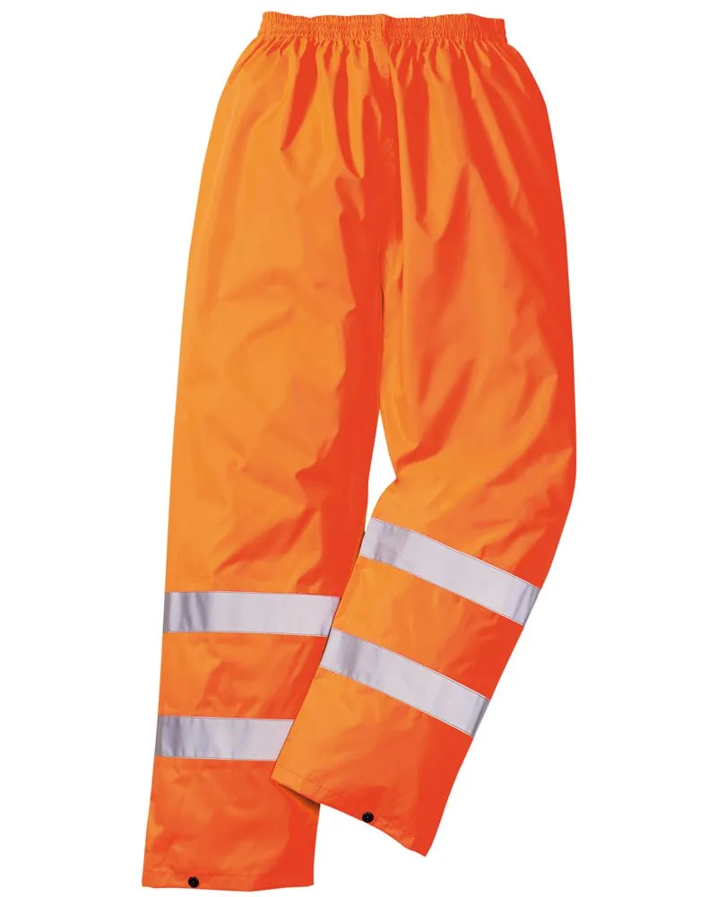 Class 3 Portwest Orange Hi-Vis Traffic Pants