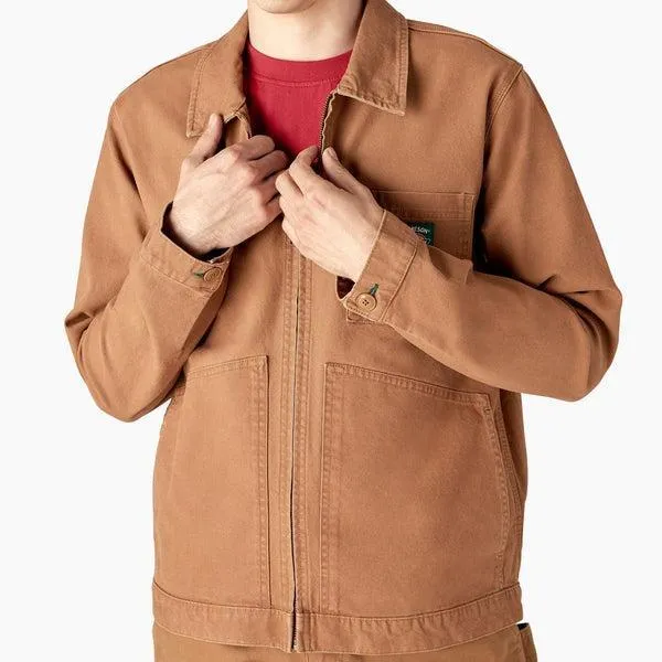 Dickies x Jameson Whiskey Eisenhower Jacket Rinsed Brown Duck