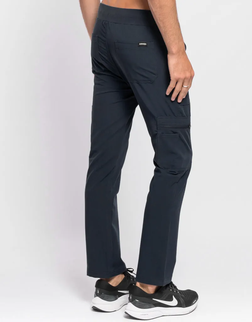 Essential Multi-Pocket Scrub Pants - Midnight Navy