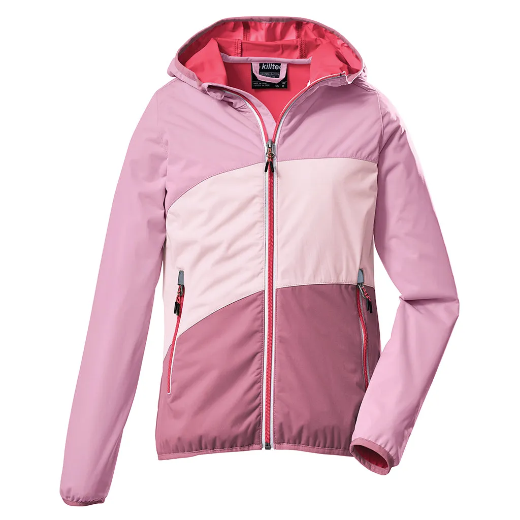 Girl's Killtec Color Block Soft Shell Jacket