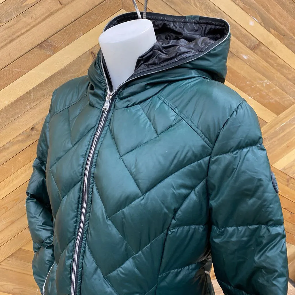 Guess - Women's Puffer Jacket - MSRP comp $338: Green-women-XL