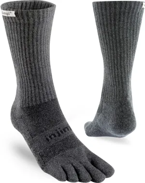 Injinji Men's Mid-Weight Trail Run Crew Length Toe Socks (INJ-TR-CR)