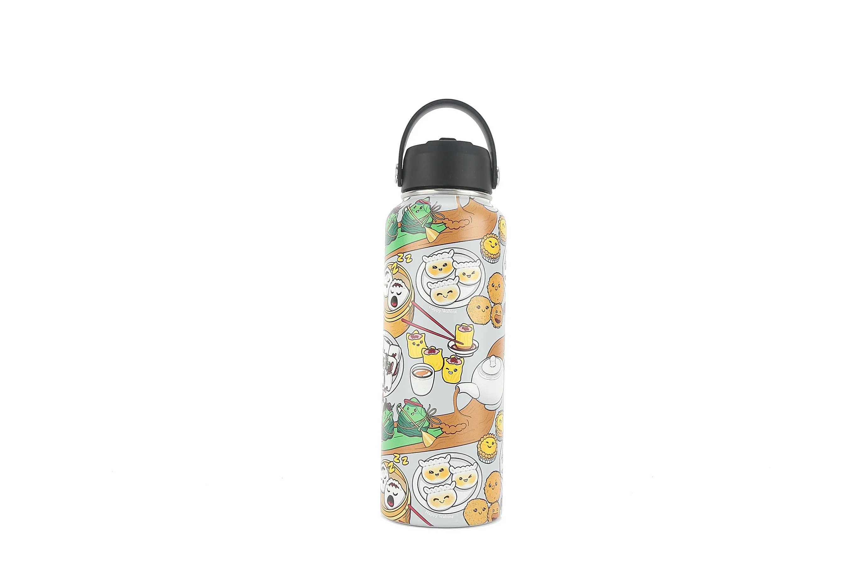 Insulated Water Bottle 40oz Dim Sum Grey