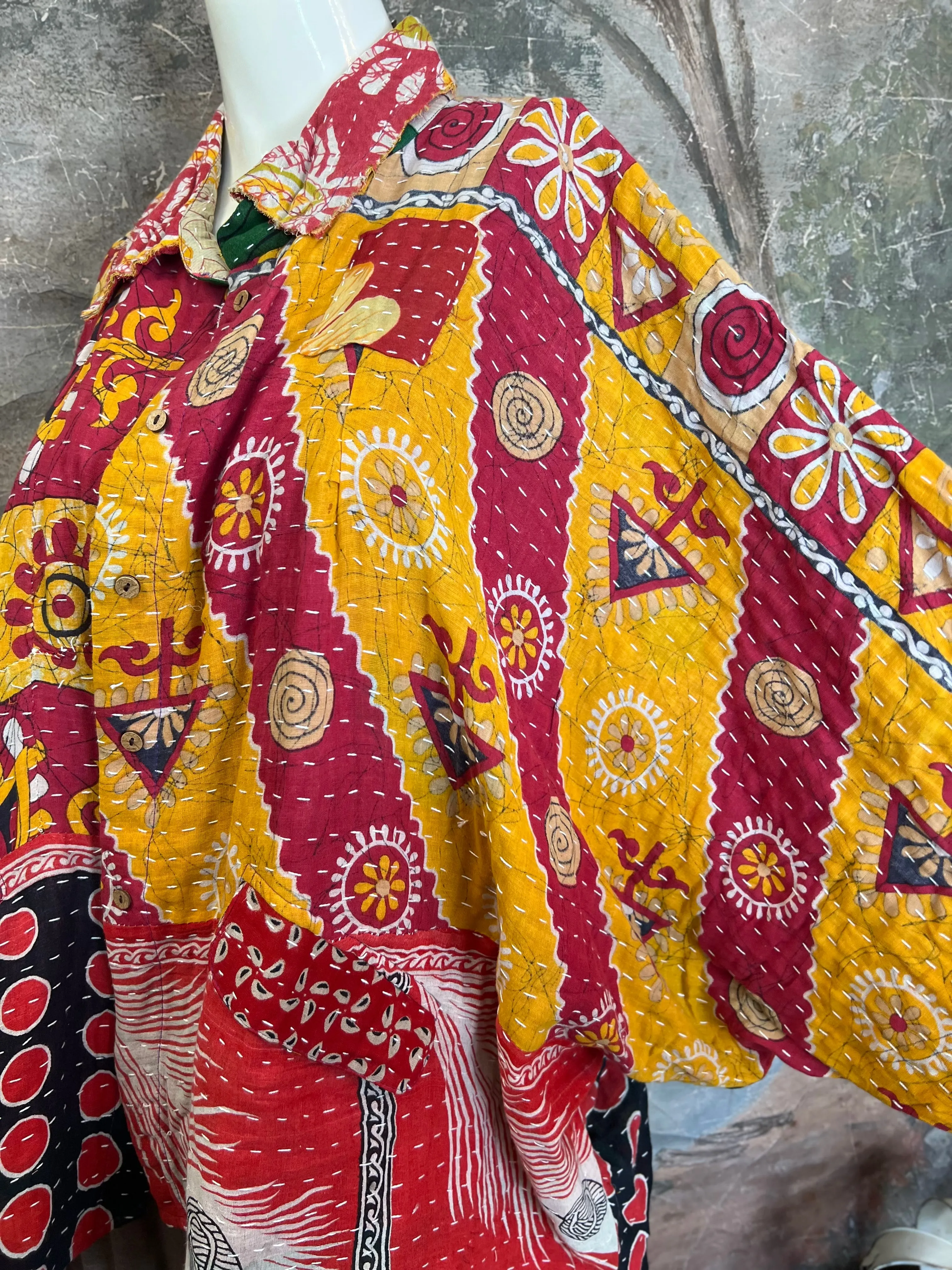 JG99B- Kantha Sunrise Top-Mix5