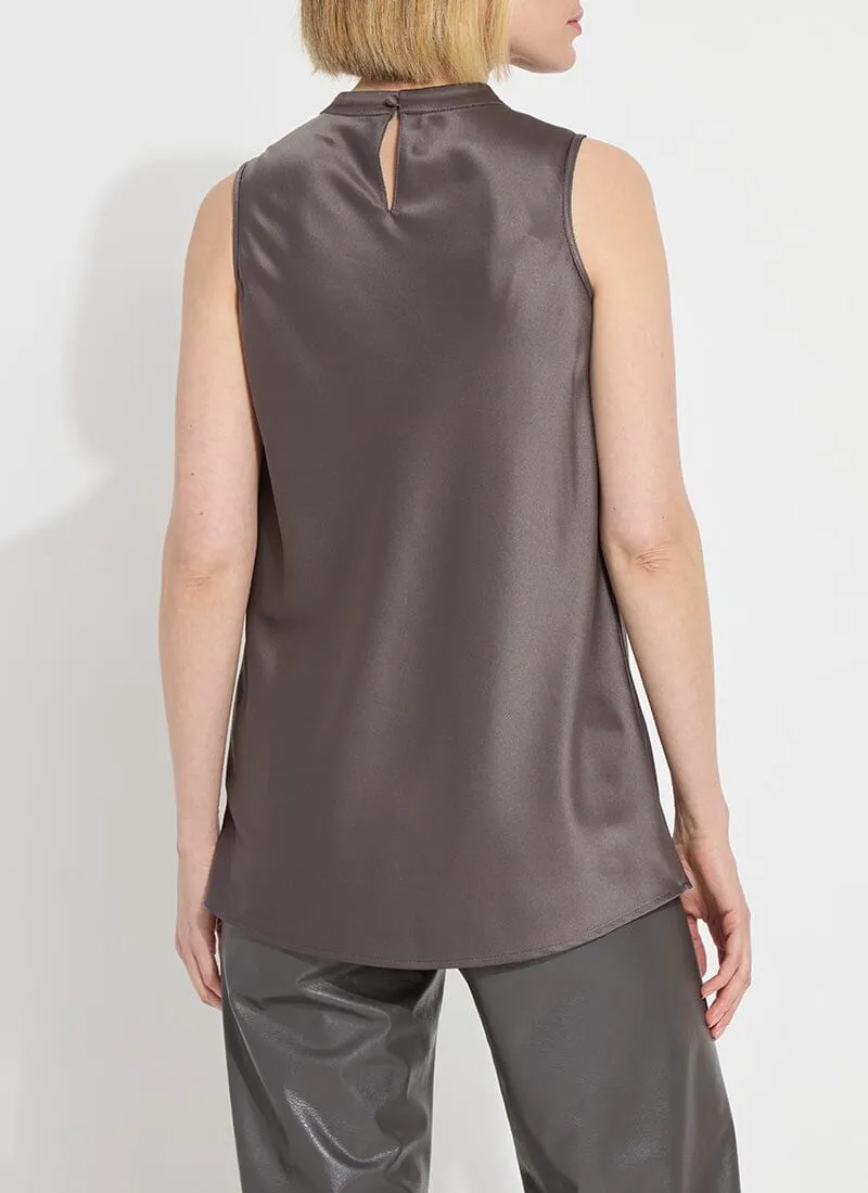 Justine Draped Mock Neck