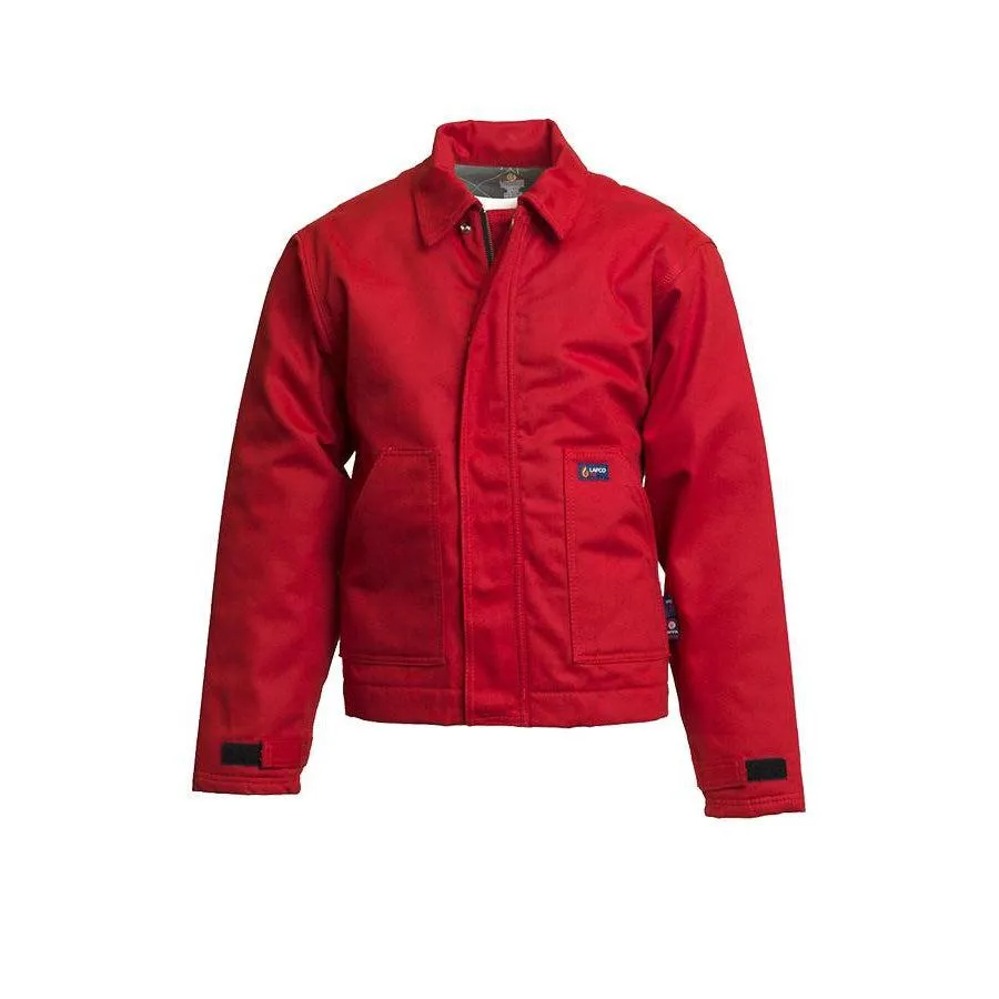 LAPCO FR JTFRWS9RE Red 9oz. FR Insulated Jackets with Windshield Technology