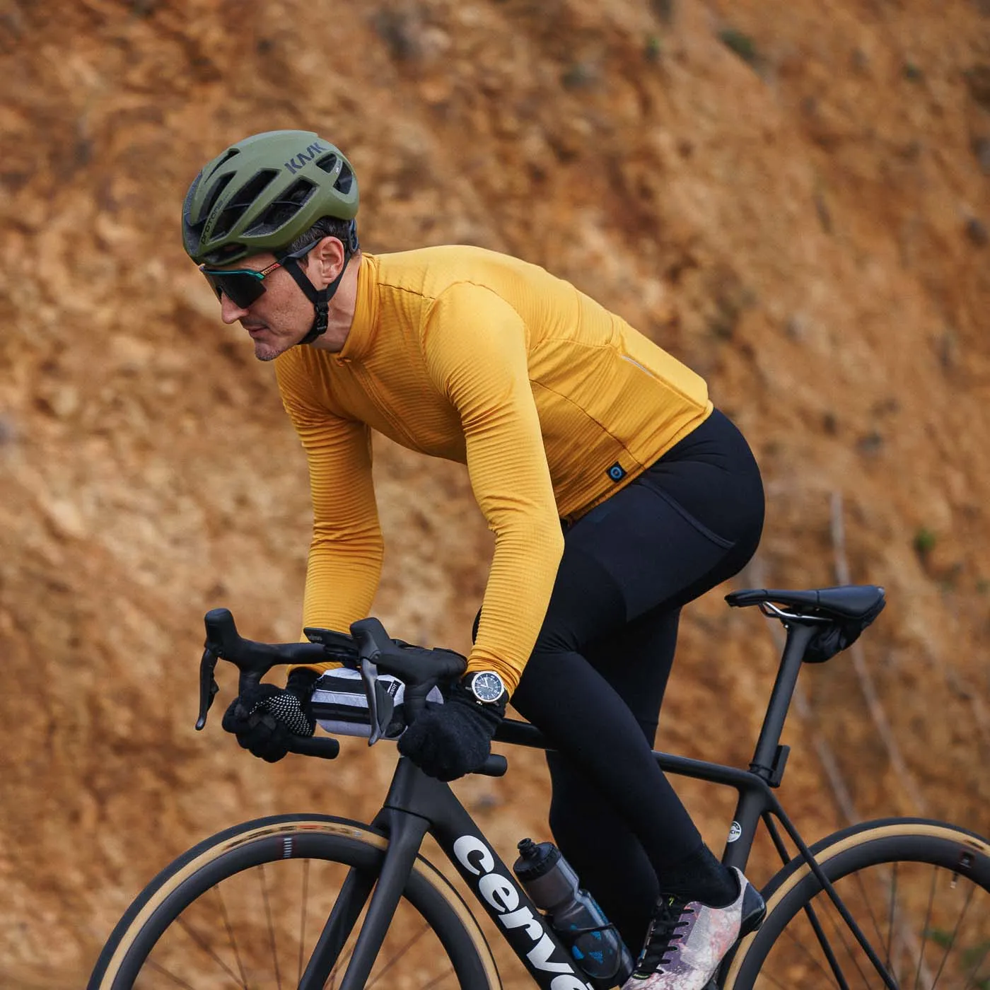 Men's Grid Thermal Jersey - Golden