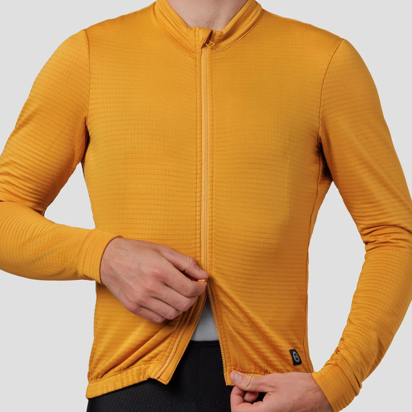 Men's Grid Thermal Jersey - Golden