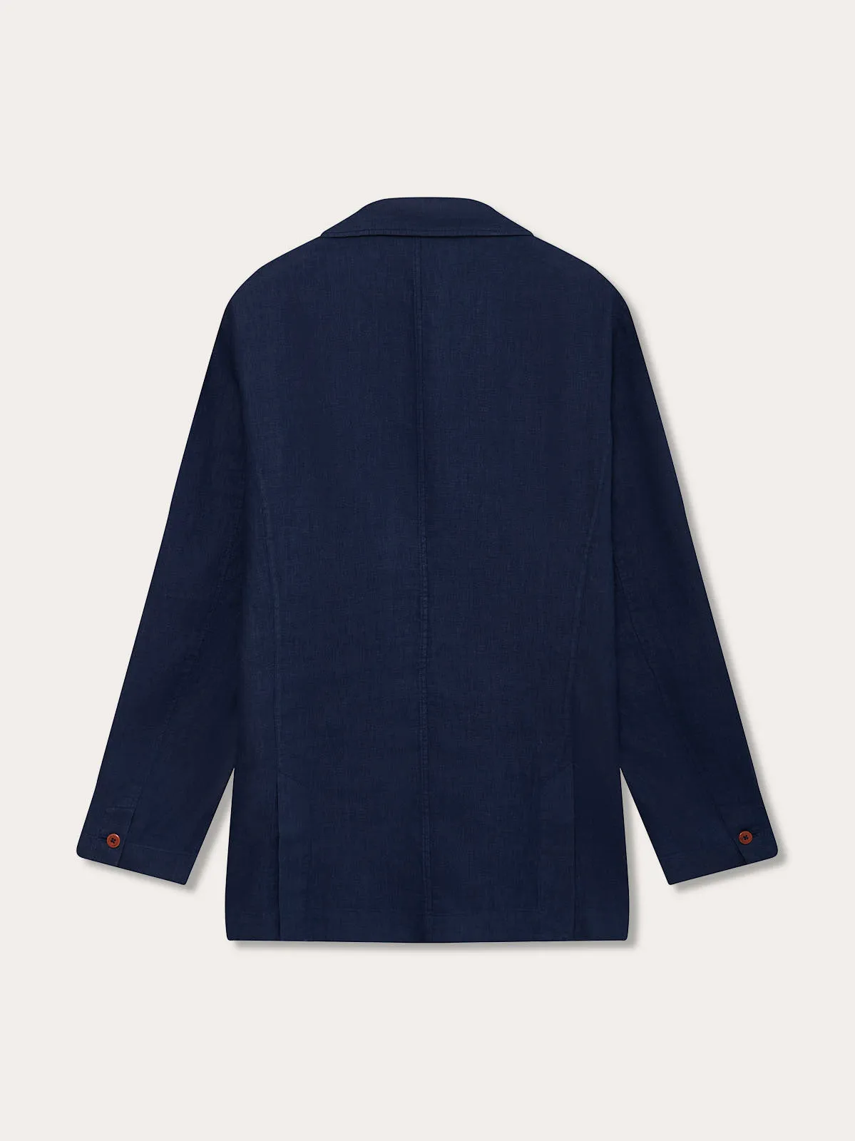 Men's Navy Blue Nassau Linen Jacket