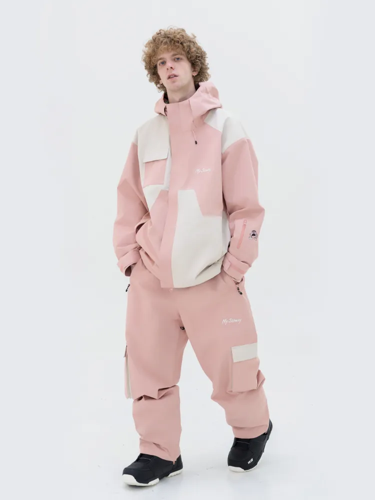 MYSNOWAY Icy Pink 3L Snow Jacket - Men's