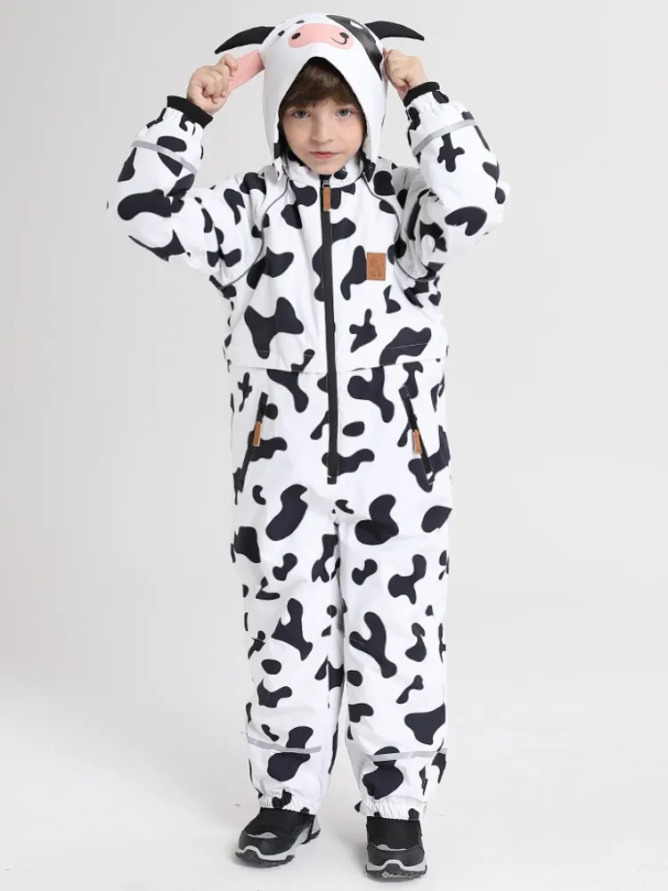 NANDN Kids Animals Graphic One Piece