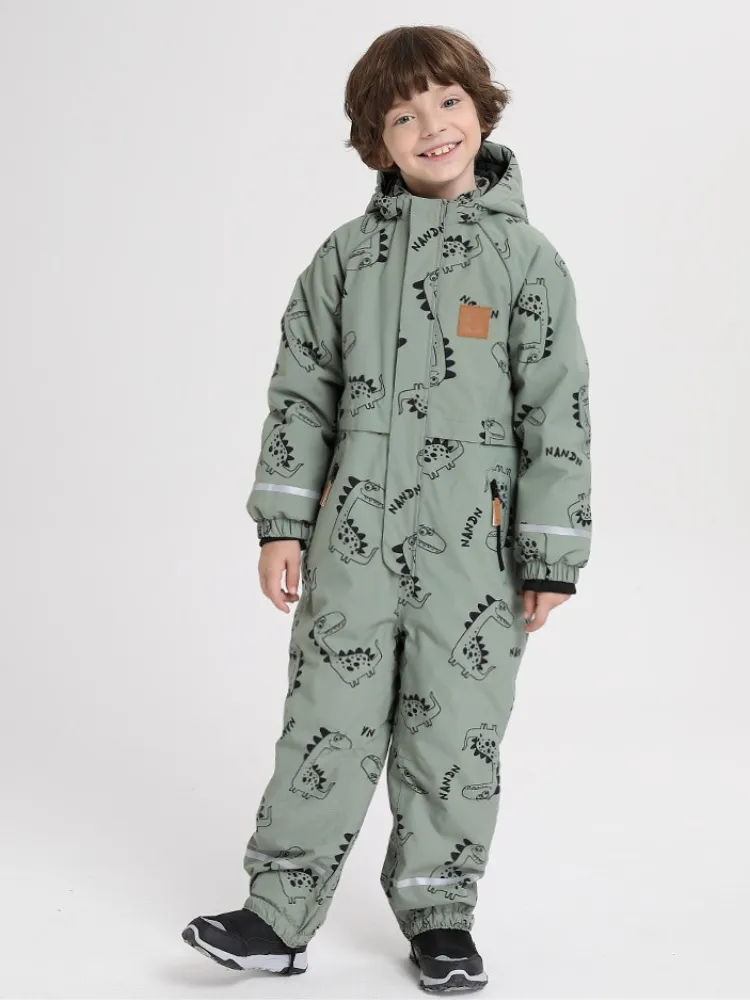 NANDN Kids Animals Graphic One Piece