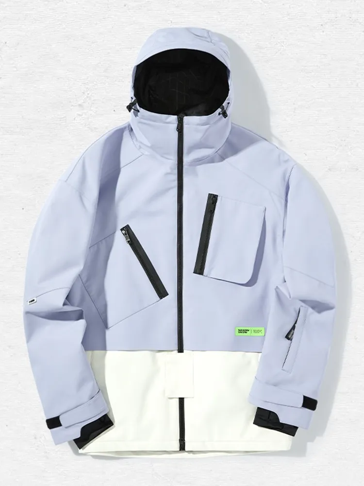 NANDN X DOLL Chic Colorblock Snow Jacket - Women's