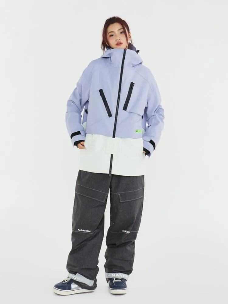 NANDN X DOLL Chic Colorblock Snow Jacket - Women's