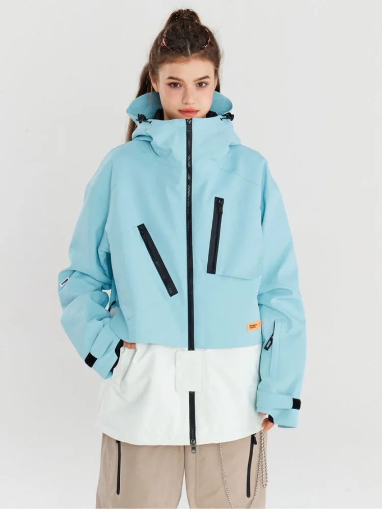 NANDN X DOLL Chic Colorblock Snow Jacket - Women's