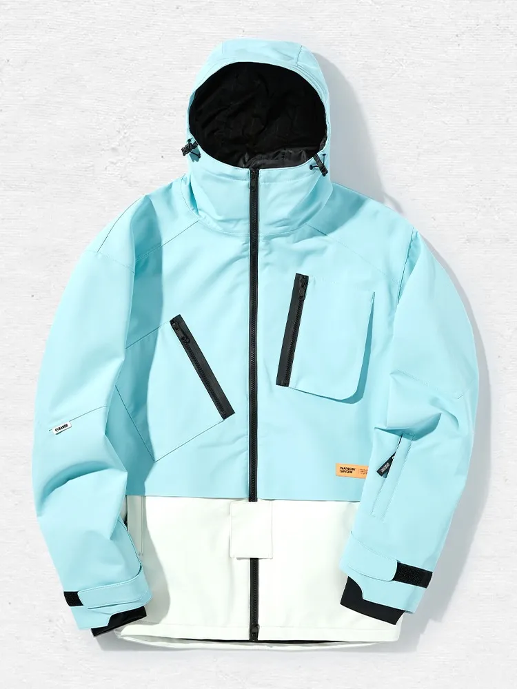 NANDN X DOLL Chic Colorblock Snow Jacket - Women's