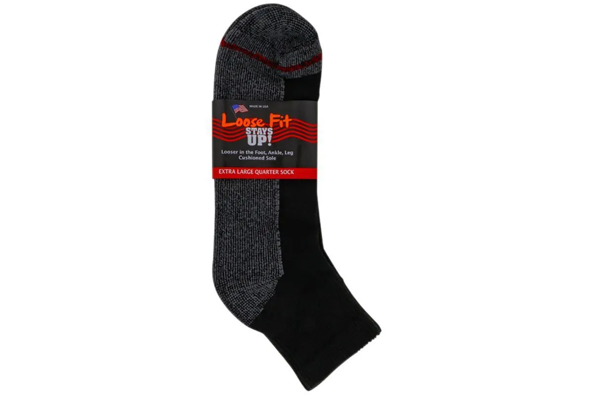 Socks Loose Fit Quarter Black