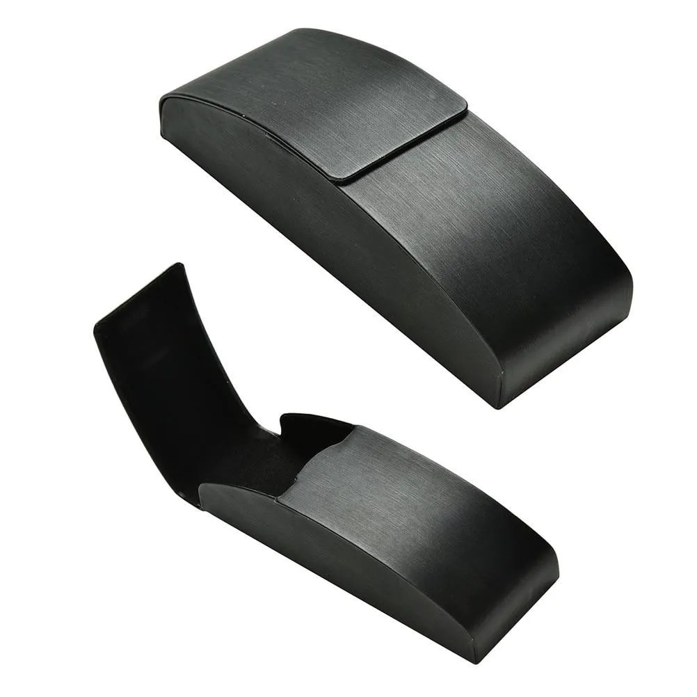 Solid Hard Shell Black Glasses Case