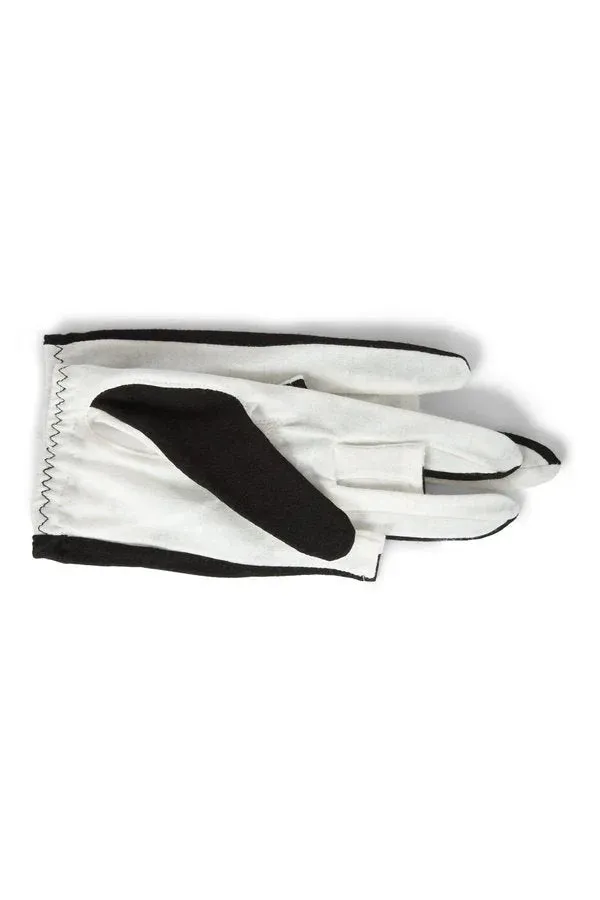 Two-Tone Cut Finger Gloves