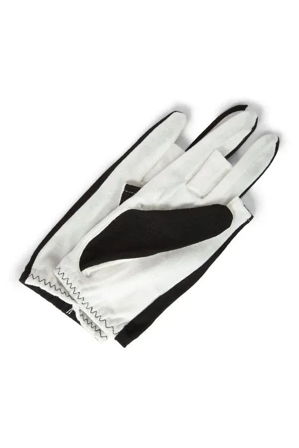 Two-Tone Cut Finger Gloves