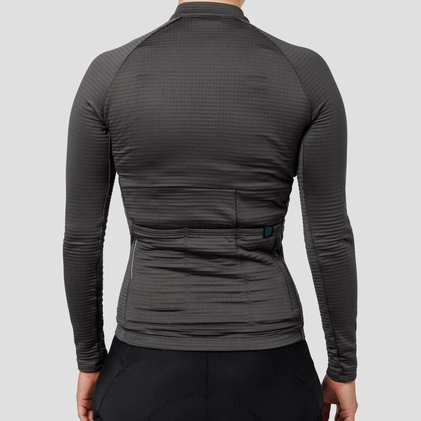 Women's Grid Thermal Jersey - Slate