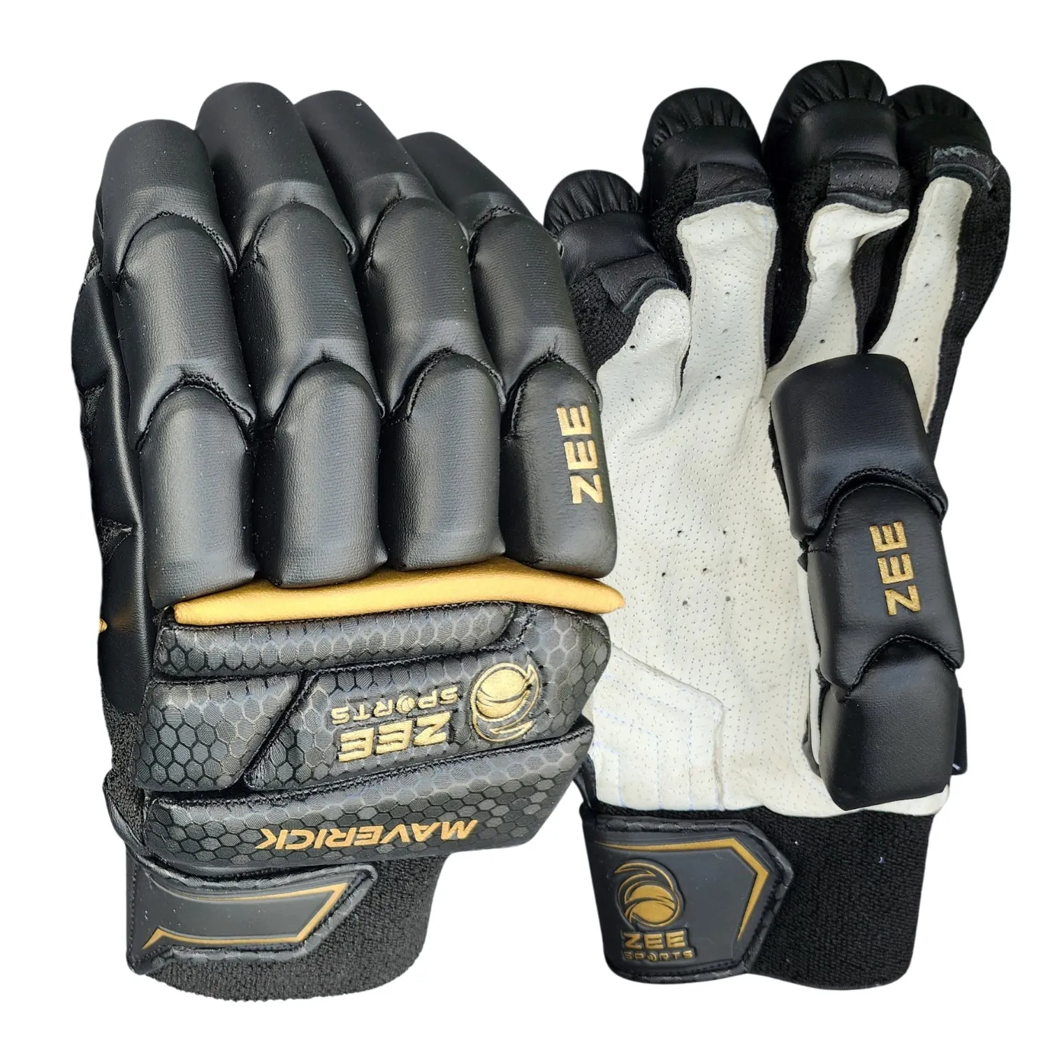 Zee Sports Batting Gloves Maverick Black