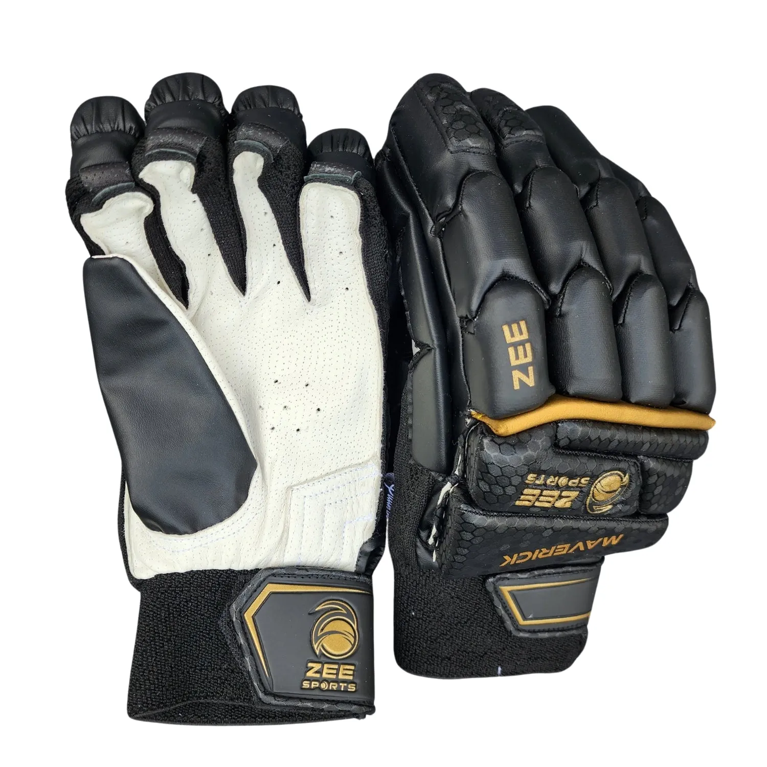 Zee Sports Batting Gloves Maverick Black